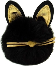 Vedhæng med pompon kat