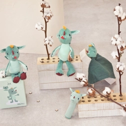 Lilliputiens pivelyd-legetøj drage Joe