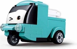 Sluban turkis træk-lastbil med øjne