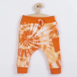 Baby bomuldsjoggingbukser Nicol Tomi – orange