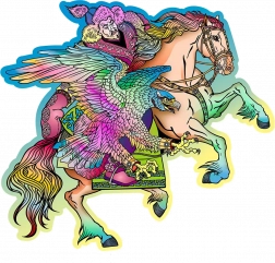 Træpuslespil Hest og Ørn 250 brikker