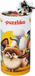 puzzlika hunde 5 i 1 – børnebillede-puslespil 27 brikker