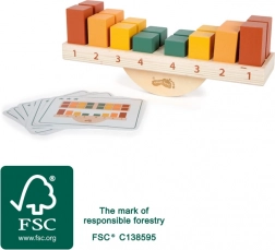 Montessori balanceleg i træ SMALL FOOT