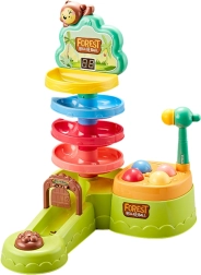 Interaktiv Kuglebane Skispor Sensorisk Katapult med Hammer