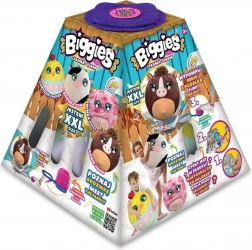 Biggies plyslegetøj XXL Kylling Gul