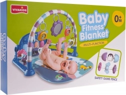 Interaktivt legetæppe til babyer med klaver og tilbehør