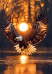 Puslespil Solbeskinnede vinger 1000 brikker