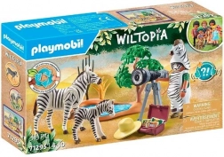 Playmobil Wiltopia safari-udflugt med fotograf og zebraer