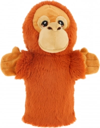 Keeleco orangutang øko plysbamse hånddukke 27 cm