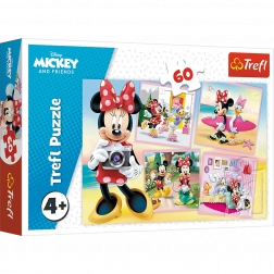 puslespil 60 brikker disney minnie – søde minnie