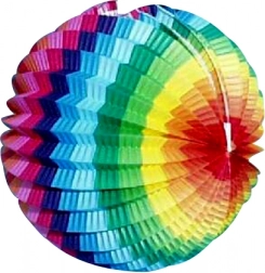 Papirlanterne rund 15 cm