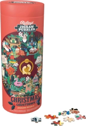 Rundt puslespil Nedtælling til jul 1000 brikker RIDLEY'S GAMES