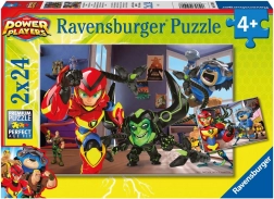 Ravensburger puslespil Helte i Aktion 2x24 brikker