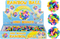 Springende farverig bold 4 cm