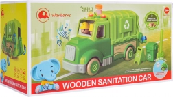 Træskraldebil med lys og lyde