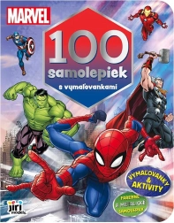 100 klistermærker med malebog MARVEL