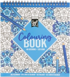 Malebog Blå 21x20 cm