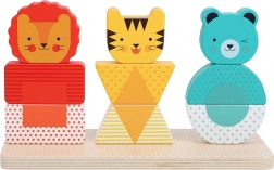 Petite Collage træpuslespil med dyr
