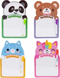 ASTRA visketavle med glade dyr med tusch