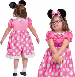 DISNEY Minnie-kostume til børn med handicap 109–123 cm (5–6 år)