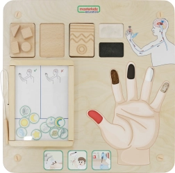 Masterkidz Pædagogisk Plade - Berøring Montessori