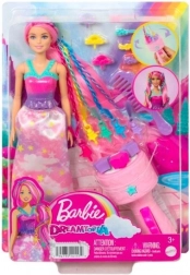 Barbie prinsesse med frisørværktøj til snoede lokker