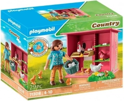 Playmobil Country – høns med kyllinger og hønsehus