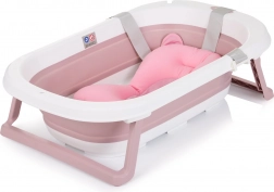 Sammenklappelig babybadekar Isla med badeindsats Chipolino – Pink