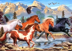 Puslespil ALIPSON Vilde og frie 500 brikker