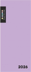 Ugentlig kalender 2026 Pastelini lilla