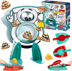 Woopie familie-færdighedsspil Toilet-skud med pølser