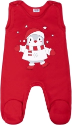 Bomuldsheldragt New Baby Winter Penguin 80 (9–12 mdr.)