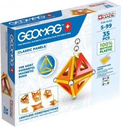 GEOMAG magnetisk byggesæt classic panels 35 dele