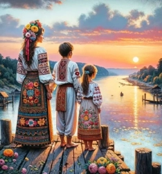 Diamantmaling Farvel 30 × 40 cm NORIMPEX