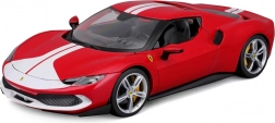 Model bil Bburago Ferrari 296 GTB Assetto Fiorano rød 1:18