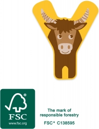 Small Foot træbogstav Y