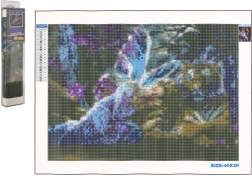 Diamond painting NORIMPEX – sommerfuglefe 30 × 40 cm