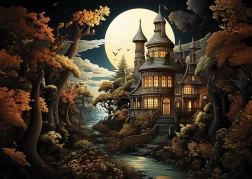 Puslespil Rokoko Herregård 2000 brikker ART PUZZLE