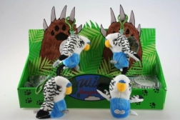 Plysbudgie hvid – nøglering