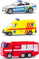 SIKU sæt med redningskøretøjer, dansk version