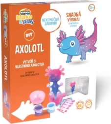 Modelo DIY axolotl – kreativt sæt til fremstilling af blød figur