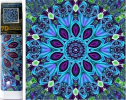 Diamantmaling 7D Magisk mandala 30 × 30 cm