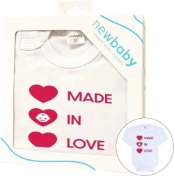 babybody new baby made in love, kort ærme