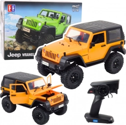 RC terrængående bil JEEP Wrangler Rock Crawler 1:14 – orange