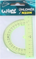 Lille gennemsigtig neon-gradskive