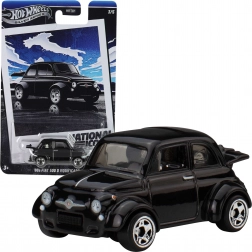 Hot Wheels National Icons – modelbil Fiat 500 D Modificado (1960) 1:64, sort