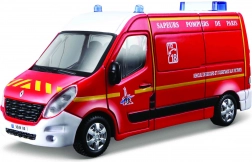 bburago 1:50 emergency – renault master brandvæsen/politi