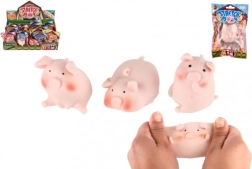 Elastisk silikone antistress gris 6 cm