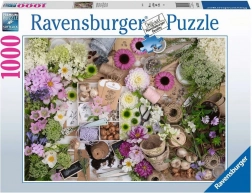 puslespil 1000 brikker – smukke blomster RAVENSBURGER