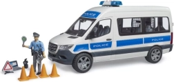 Politibil MB Sprinter med lys og lyd fra Bruder